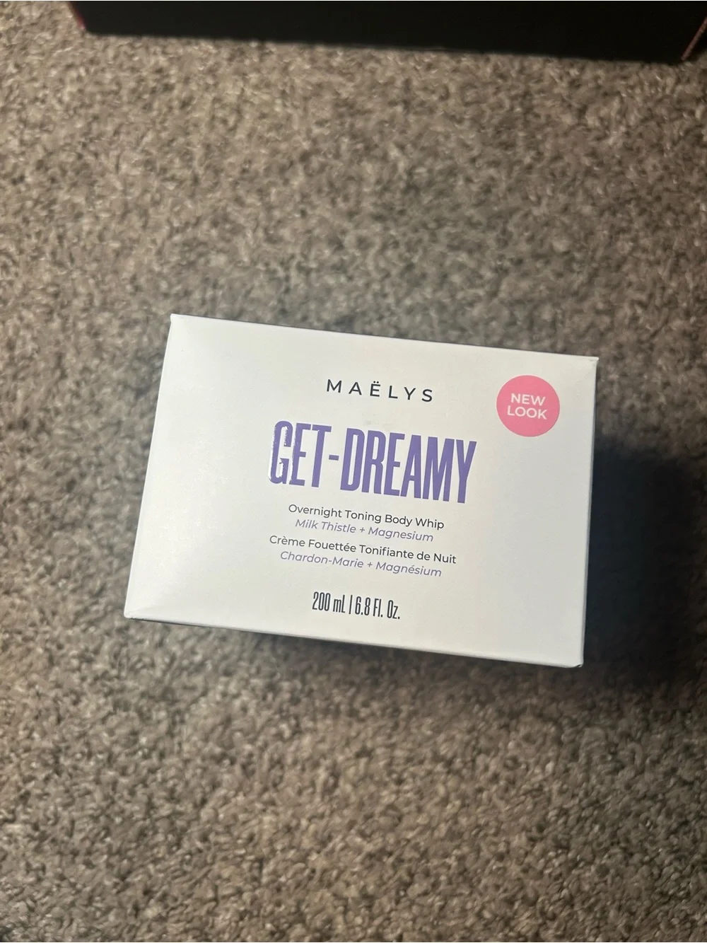 NEW! MAELYS Get-Dreamy Overnight Toning Body Whip - Purple & White Box